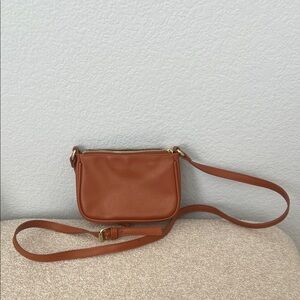 Wild Fable Tan Brown Leather Crossbody Bag